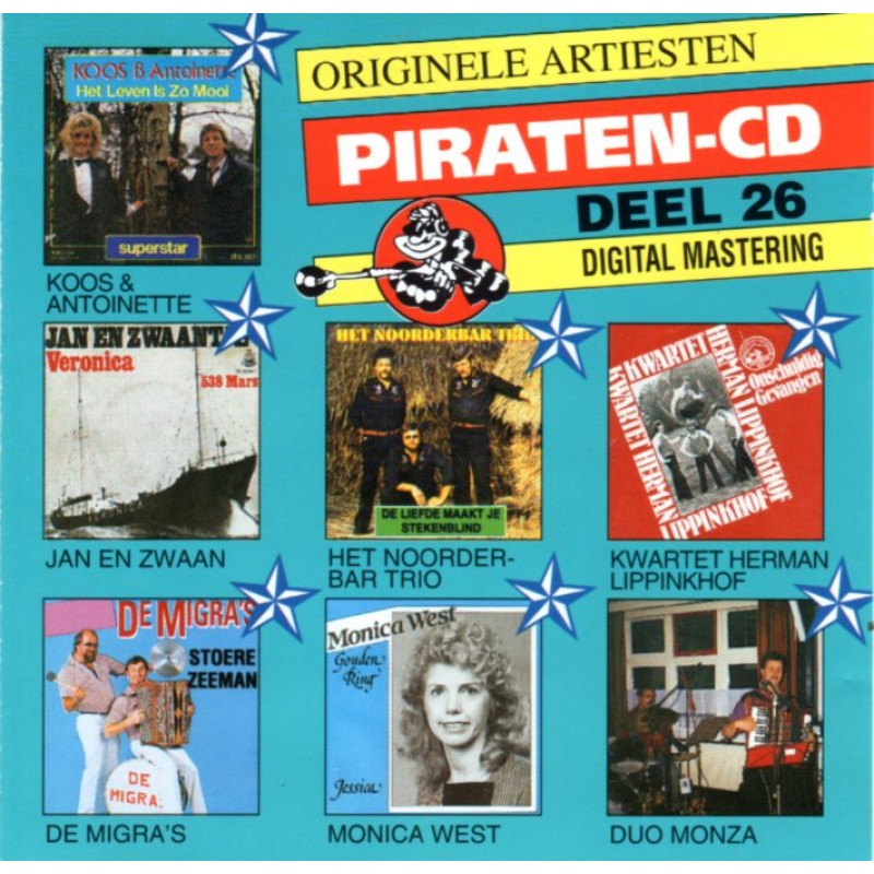 ORIGINELE ARTIESTEN PIRATEN CD DEEL 26