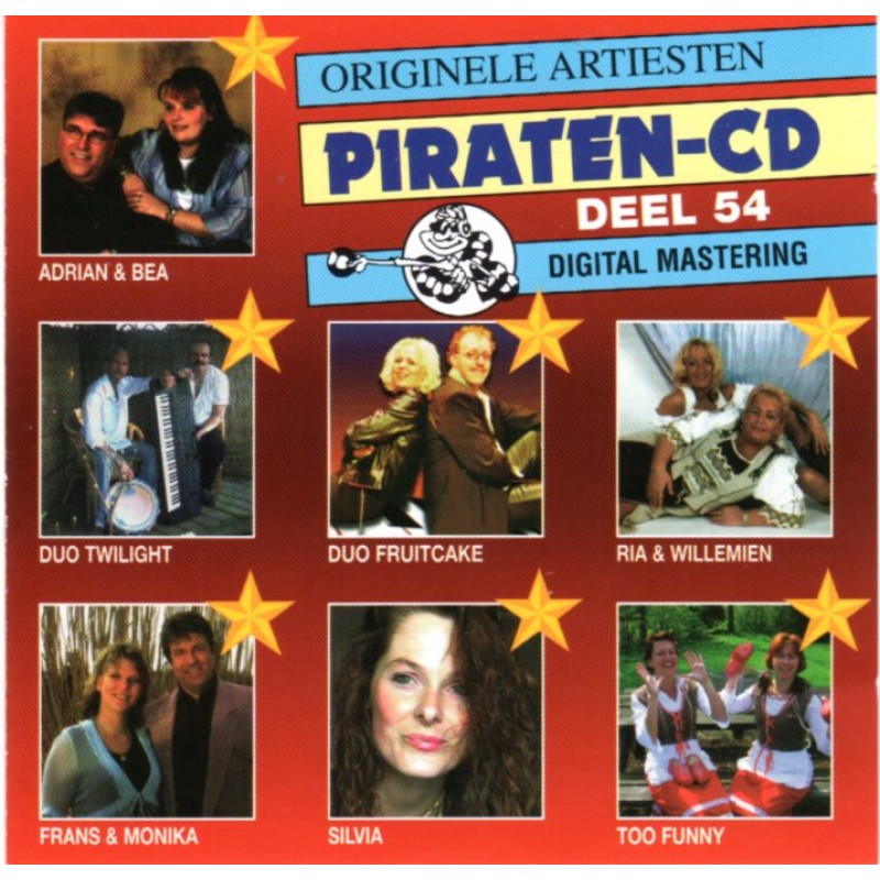 ORIGINELE ARTIESTEN PIRATEN CD DEEL 54
