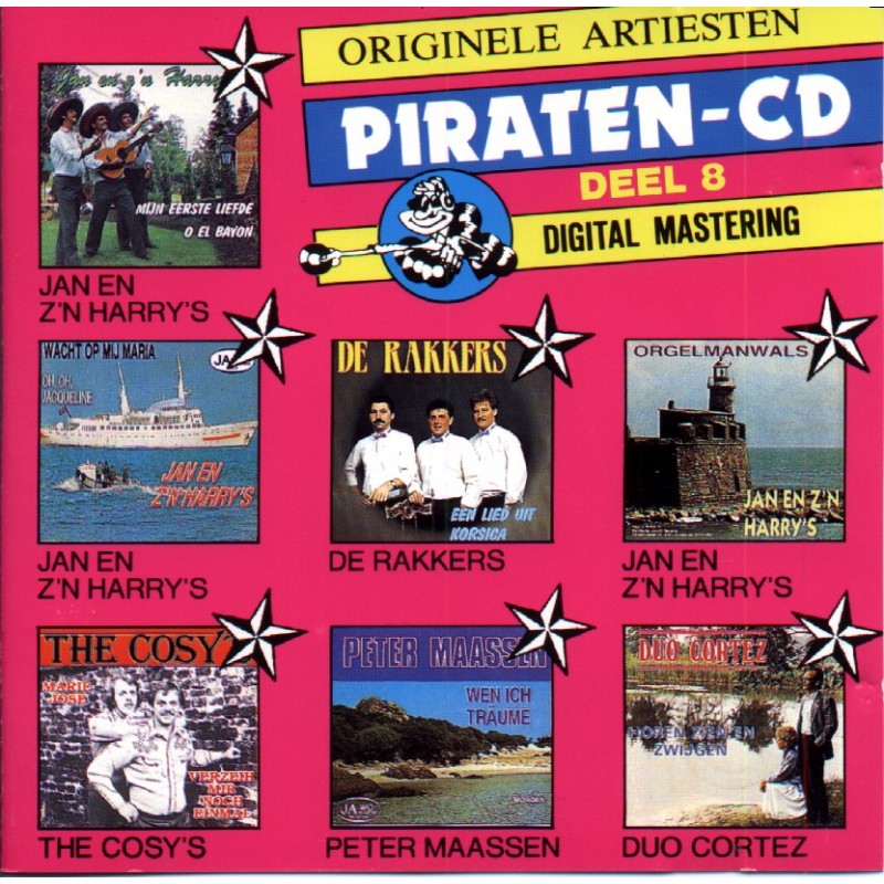 Originele Artiesten Piraten CD Deel 08