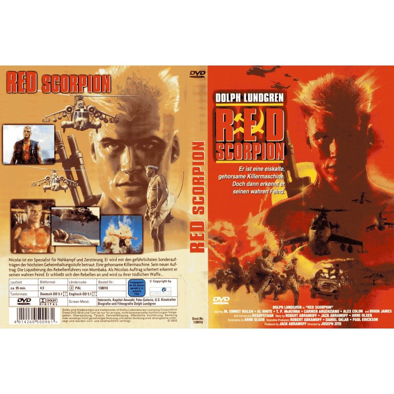 Red Scorpion DVD