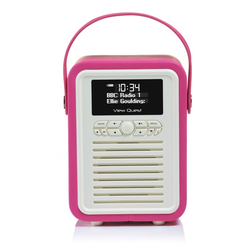 VQ Retro Mini DAB+/FM RADIO PINK