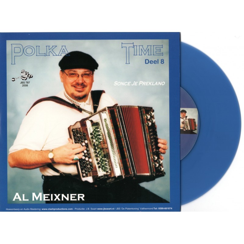 Polka Time Deel 8 - Al Meixner [Blauw Vinyl]
