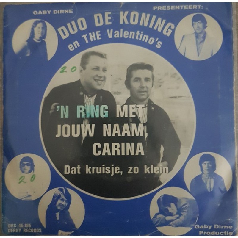 Duo De Koning-'n ring met jouw naam carina