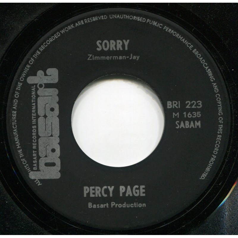 Percy Page–Sorry
