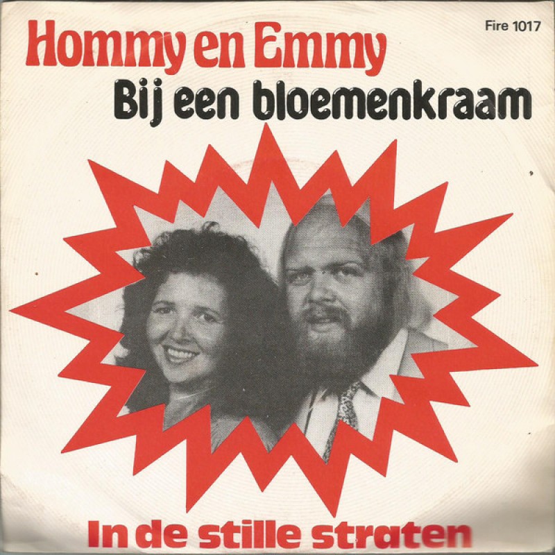 Hommy en Emmy-Bij een bloemenkraam